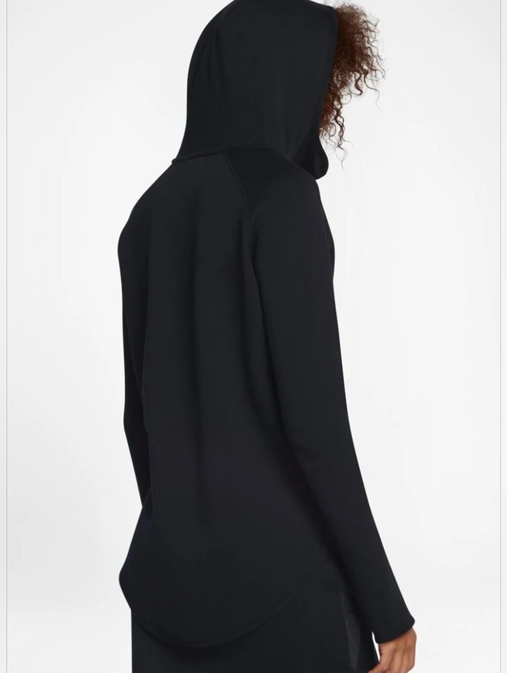 Nike Tech Fleece Cape Full-Zip Hoodie Jacket Size Small in Black - Picture 3 of 13
